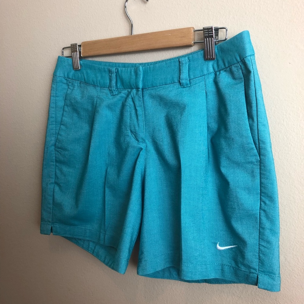 Nike Golf Teal Womens Shorts Dri-fit Regular, B18 - Picture 2 of 6